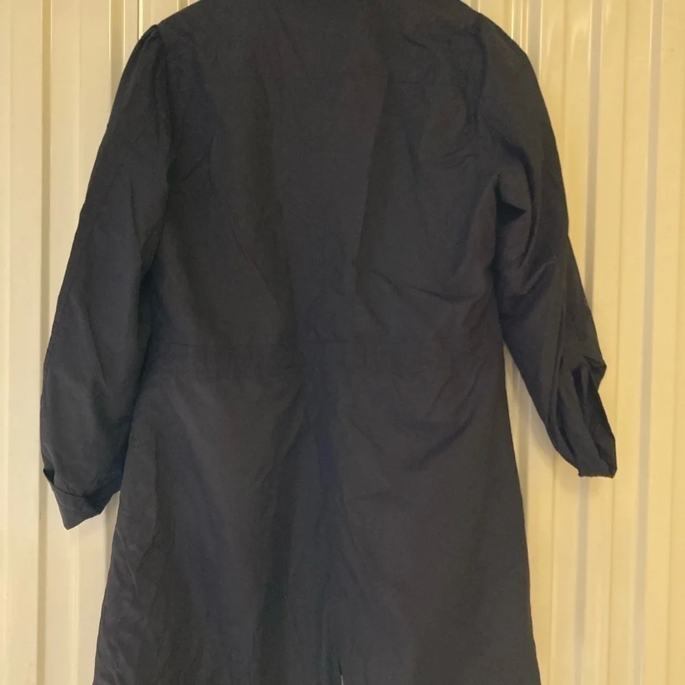 𝅺hawke & Co Solid Navy Blue Lightweight/Zip Front / Windbreaker Jacket . M